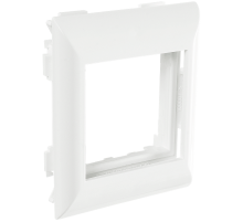 Суппорт с рамкой на 1 пост (45х45) в профиль для кабель-канала 100х50, 105х50  100007S  SPL