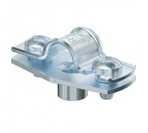 Крепежная скоба дистанционная 7-8 ммм (с резьбовым соединением M6) с гальваническим покрытием  1362408  OBO Bettermann