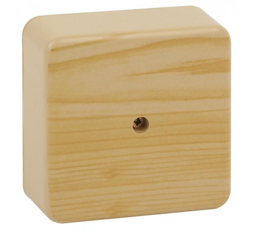 Распаячная коробка BS-P-100-100-50 без клеммы 100х100х50мм сосна IP40  Б0058708  ЭРА