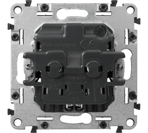 Valena Мех IN'MATIC Розетка с/з, безвинт.зажим  753021  Legrand
