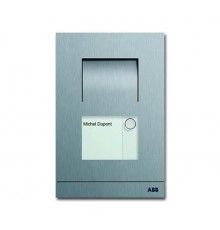 Станция вызывная, аудио, одноклавишная, цвет сталь  8300-0-0096   2CKA008300A0096  ABB