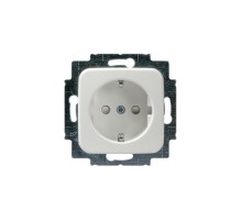 Розетка SCHUKO с заземлением, 16А / 250В, зажимные клеммы, серия Jussi, белый  20EUCKS-212   2TKA000684G1  ABB