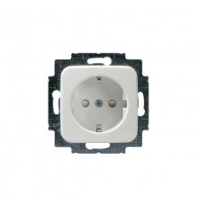 Розетка SCHUKO с заземлением, 16А / 250В, винтовые клеммы, серия Jussi, белый  23-01EUC-212   2TKA000747G1  ABB