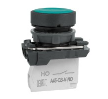 Кнопка OptiSignal D22 C5-P-310 зеленая пластик 1НО XB5AA31 332181 КЭАЗ