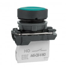Кнопка OptiSignal D22 C5-P-310 зеленая пластик 1НО XB5AA31 332181 КЭАЗ