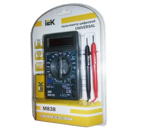 Мультиметр цифровой  Universal M838   TMD-2S-838  IEK