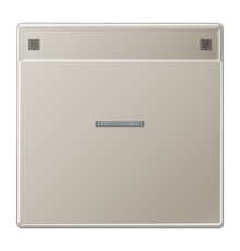 Клавиша для выключателя с подсветкой и полем для надписи; благородная сталь  ES2990NAKO5  Jung