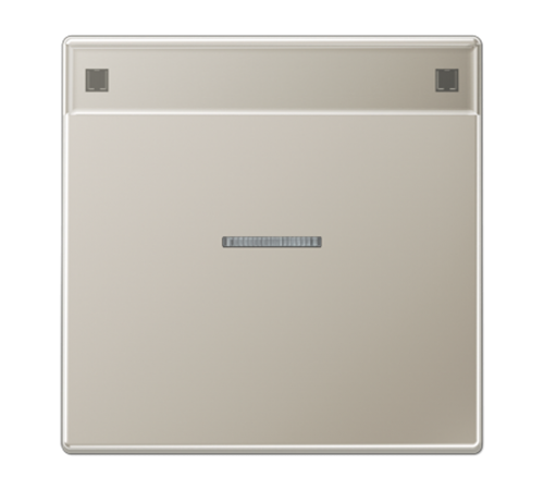 Клавиша для выключателя с подсветкой и полем для надписи; благородная сталь  ES2990NAKO5  Jung