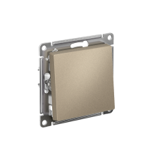 AtlasDesign Шампань Выключатель 1-клавишный сх.1, 10АХ, механизм  ATN000511  SE