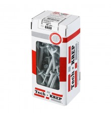 Дюбель-гвоздь 6х60 гриб. манжета (полипропилен) (40 шт) - коробка с ок ( 0,219 кг)  112711  Tech-KREP