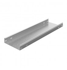 Лоток неперфорированный 100х65х3000, толщ. 1,0 мм, гор. цинк  УЛН-100х65х3000-1,0-ГЦ  Ostec
