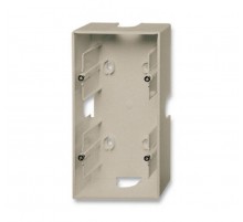 ABB Basic 55 Шампань Коробка для открытого монтажа, 2-постовая  1799-0-0963   2CKA001799A0963  ABB