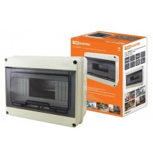 Бокс пластиковый навесной ЩРН-П-12 модулей IP65  SQ0908-0003  TDM