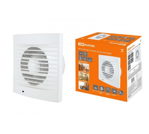 Вентилятор бытовой настенный 120 С   SQ1807-0002  TDM