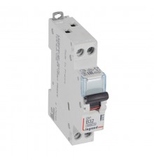 Выключатель автоматический двухполюсный (1 мод. 1п+N) DX3 6000 32А B 10кА  407478  Legrand