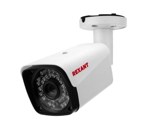 Цилиндрическая уличная камера AHD 2.0 Мп Full HD 1920x1080 (1080P), объектив 3.6 мм, ИК до 30 м  45-0139  Rexant
