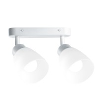 Светильник-спот настенно-потолочный под лампу 2хE27, белый ML242  41513  FERON
