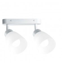 Светильник-спот настенно-потолочный под лампу 2хE27, белый ML242  41513  FERON