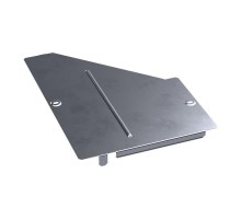 Крышка переходника правого Стандарт INOX (AISI 316) 400х200  PR16.5844  Промрукав