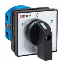 Переключатель кулачковый ПК-1-21 25А 1P "1-0-2" IP65  pk-1-21-25-65  EKF