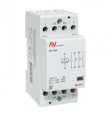 Контактор модульный КМ 25А 2NC+2NO 24VAC (2 мод.) AVERES  km-av-2-25-22-24V  EKF