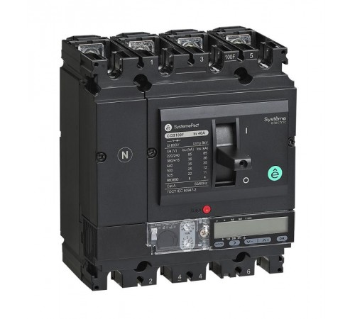 АВТ.ВЫКЛ SYSTEMEPACT CCB100 150KA 4P4D S5.2E 40A  SPC100L04052E4DFC  SE