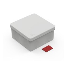 Коробка распределительная для ПМ двухкомп безгалог (HF) 100х100х50 с противопож пластиной (66шт/уп)  60-0300-ПП  Промрукав