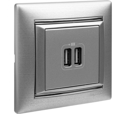 Valena Алюминий матовый Рамка 1-ая  770331  Legrand