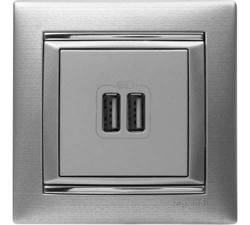 Valena Алюминий матовый Рамка 1-ая  770331  Legrand