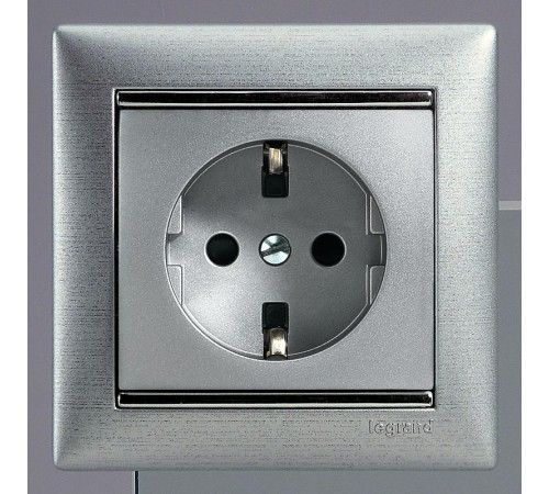 Valena Алюминий матовый Рамка 1-ая  770331  Legrand