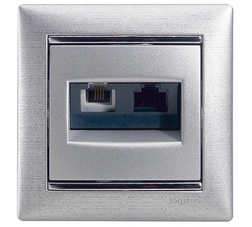 Valena Алюминий матовый Рамка 1-ая  770331  Legrand