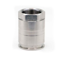 Муфта труба-коробка д.20мм, IP66/IP67, М20х1,5, внутренняя резьба, нержавеющая сталь AISI 303  6112-20X  DKC