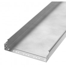 Лоток неперфорированный Профи INOX (AISI 304) 400х80x6000 (1,5 мм) (12 м/уп)  PR16.13987  Промрукав