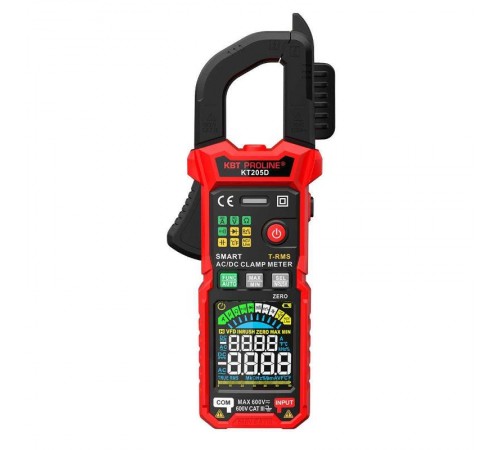 Токовые клещи цифровые КТ 205D серия PROLINE  90386  КВТ