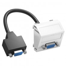 Мультимедийная рамка VGA Modul45 (белый) (MTS-VGA F RW1)  6104670  OBO Bettermann