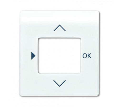 Плата центральная (накладка) для таймера 6455, 6456, серия impuls, цвет белый  6430-0-0300   2CKA006430A0300  ABB