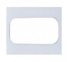 Стокгольм Рамка для розетки 2-местная белая PROxima  EYM-G-304-10  EKF