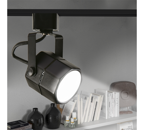 Светильник трековый под лампу PTR 25 GU10 BL (чёрный) 230V IP20  .5037939  Jazzway