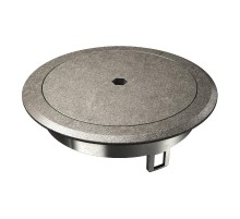 Лючок GES R2B пылевлагостойкий IP66, IK10, нагрузка 2039кг 40х140мм (металл оксидированный) под ключ  7408869  OBO Bettermann