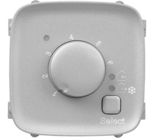 Valena ALLURE Алюминий Накладка регулятора теплого пола  755327  Legrand