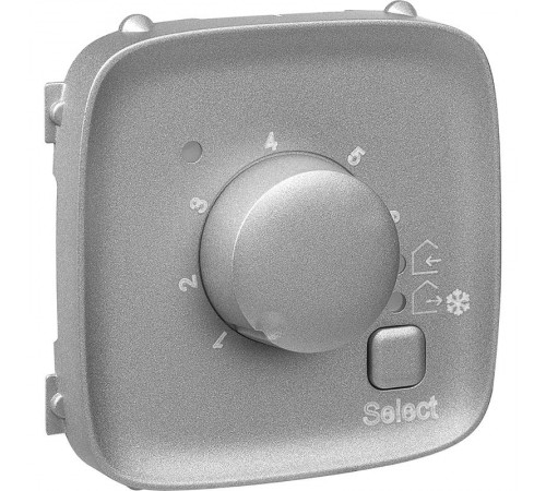 Valena ALLURE Алюминий Накладка регулятора теплого пола  755327  Legrand