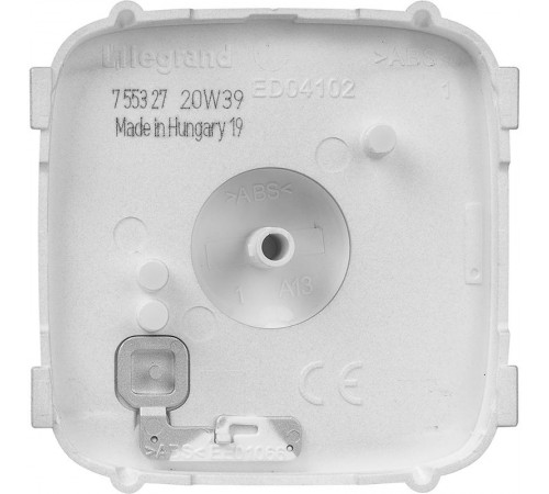 Valena ALLURE Алюминий Накладка регулятора теплого пола  755327  Legrand