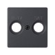 Simon 82 Накладка для спутниковых радио-телевизионных розеток, S82, S82N, 82 Detail, графит  82097-38  Simon