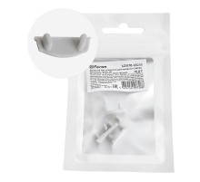 Заглушка без отверстия для профиля CAB264, LD370 (комплект 4шт) FERON  48245  FERON