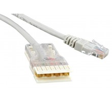 Патч-корд PC-110-RJ45-1P-CX-2M-LSZH-GY 110 тип-RJ45, 1 пара, LSZH, 2 м, серый  229894  Hyperline