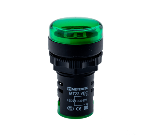Индикатор напряжения, 5-60V DC, зеленый, MT22-VDC3  107385  ОВЕН