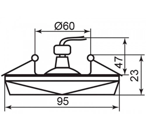 Светильник встраиваемый DL8150-2/8150-2 потолочный MR16 G5.3 серый  18641  Feron