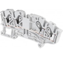 Клемма M4/8.D2.SFL винт 4мм.кв., держатель предохр. 5х20, 5х25 мм. индикац. сгоревших пердохр.100-230В (неон.)  1SNA115646R2200  TE