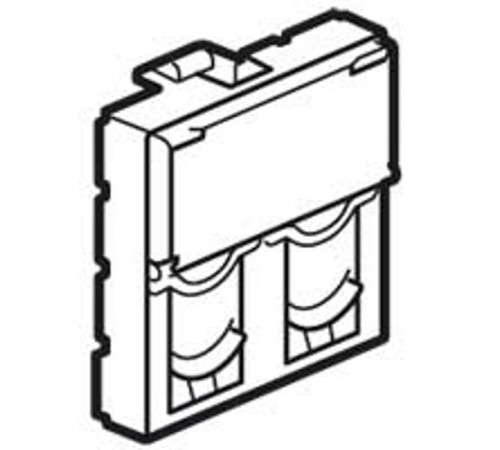 Лицевая панель Mosaic для двойного коннектора формата SYSTIMAX  078603  Legrand