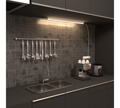 Светильник светодиодный TL Elementary линейный 12W 1000lm 4000K IP20 870х22х33 LED 1/25  TL005  Gauss